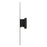 Alteck Slot 24" LED Outdoor Sconce, Black/Sand, Sand Black