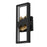 Alteck Sunrize 15" LED Outdoor Wall Sconce, Sand Black