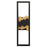 Alteck Sunrize 22" LED Outdoor Wall Sconce, Sand Black