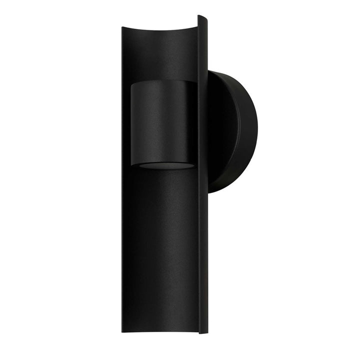 Alteck Hugo 11.5" LED Outdoor Wall Sconce, Sand Black