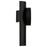 Alteck Hugo 11.5" LED Outdoor Wall Sconce, Sand Black