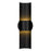Alteck Hugo 14" LED Outdoor Sconce, Black/Sand, Sand Black