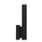 Alteck Mille 12.75" LED Outdoor Wall Sconce, Sand Black