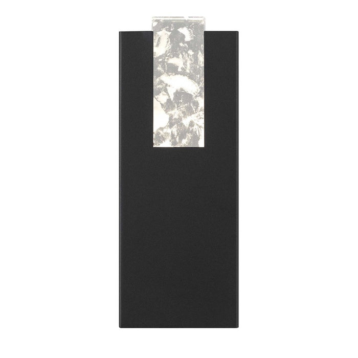 Alteck Mille 12.75" LED Outdoor Wall Sconce, Sand Black