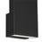 Alteck Mille 18" LED Outdoor Wall Sconce, Sand Black