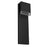 Alteck Lagos 24" LED Outdoor Sconce, Black/Clear, Sand Black