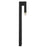 Alteck Lagos 24" LED Outdoor Sconce, Black/Clear, Sand Black