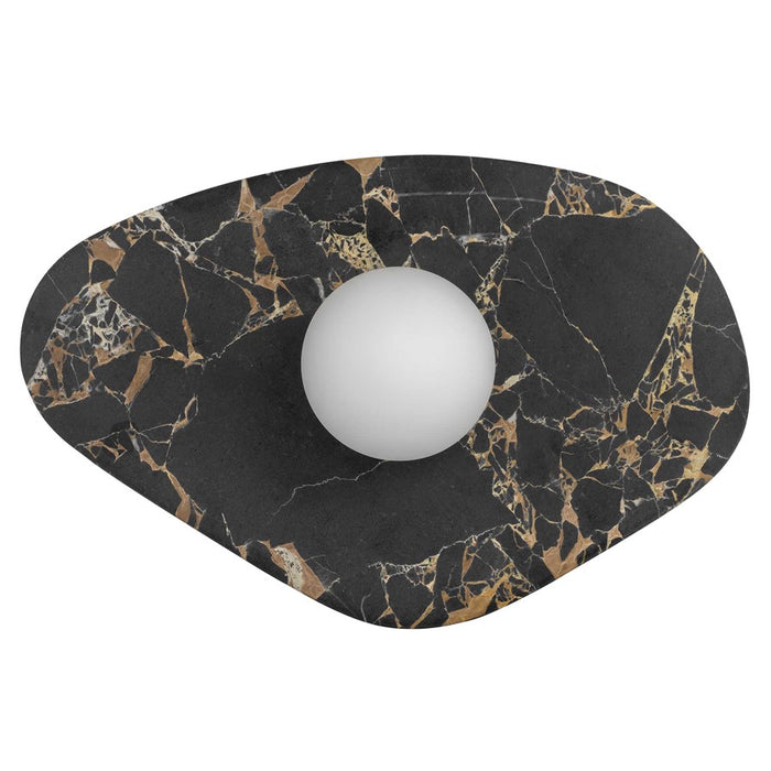 Alteck Tenere 12" LED Outdoor Wall Sconce, Sand Black/Black