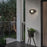Alteck Tenere 12" LED Outdoor Wall Sconce, Sand Black/Black