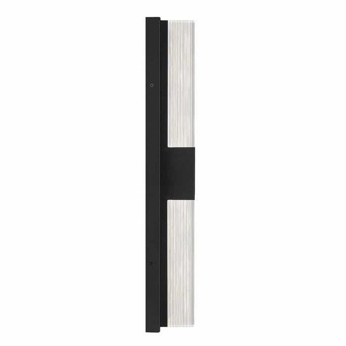 Alteck Arles 18" LED Outdoor Wall Sconce, Sand Black
