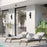 Alteck Arles 18" LED Outdoor Wall Sconce, Sand Black