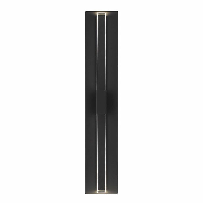 Alteck Arles 25" LED Outdoor Wall Sconce, Sand Black