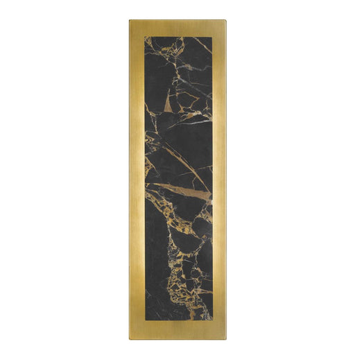 Alteck Zoey 18" LED Outdoor Wall, Painted Antique Brass