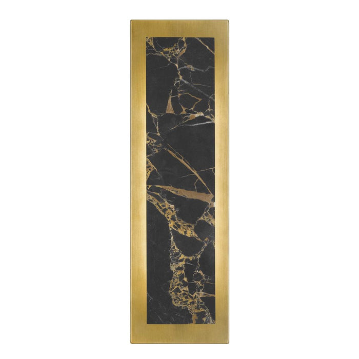 Alteck Zoey 18" LED Outdoor Wall, Painted Antique Brass