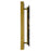 Alteck Zoey 18" LED Outdoor Wall, Painted Antique Brass