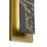 Alteck Zoey 18" LED Outdoor Wall, Painted Antique Brass