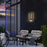 Alteck Zoey 18" LED Outdoor Wall, Painted Antique Brass