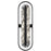 Alteck Roundabout 36" LED Outdoor Wall Sconce, Sand Black