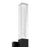 Alteck Folio 32" LED Outdoor Sconce, Black/Clear, Sand Black