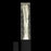 Alteck Folio 22" LED Outdoor Sconce, Black/Clear, Sand Black