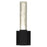 Alteck Folio 13" LED Outdoor Sconce, Black/Clear, Sand Black