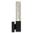 Alteck Folio 13" LED Outdoor Sconce, Black/Clear, Sand Black