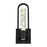 Alteck Arch 12.75" LED Outdoor Sconce, Black/Clear, Black