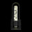 Alteck Arch 12.75" LED Outdoor Sconce, Black/Clear, Black