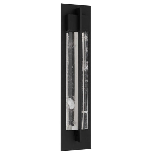 Alteck Rivera 26" LED Outdoor Wall Sconce, Sand Black