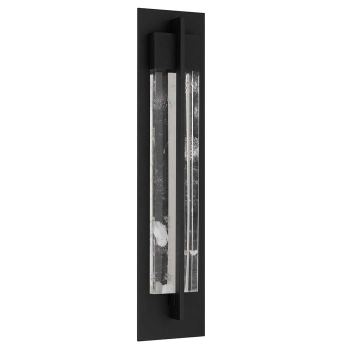 Alteck Rivera 26" LED Outdoor Wall Sconce, Sand Black