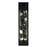 Alteck Rivera 26" LED Outdoor Wall Sconce, Sand Black
