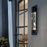 Alteck Rivera 26" LED Outdoor Wall Sconce, Sand Black