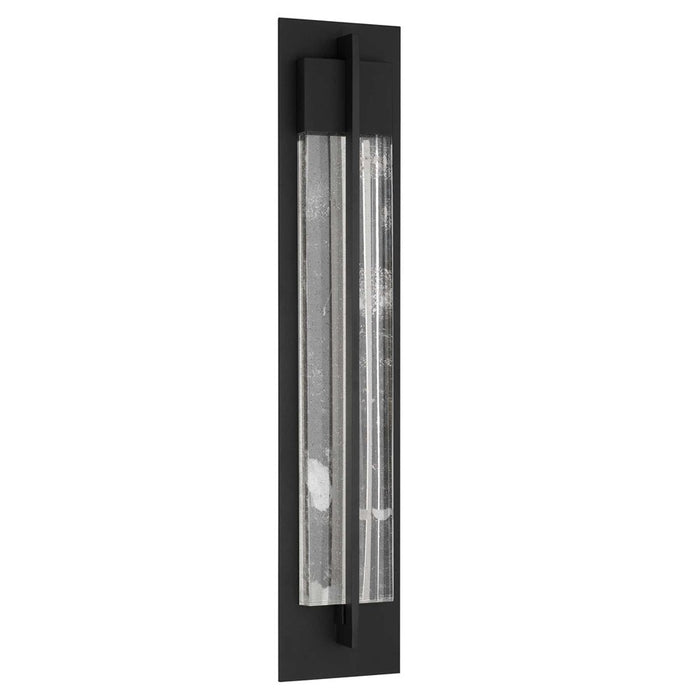 Alteck Rivera 32" LED Outdoor Wall Sconce, Sand Black
