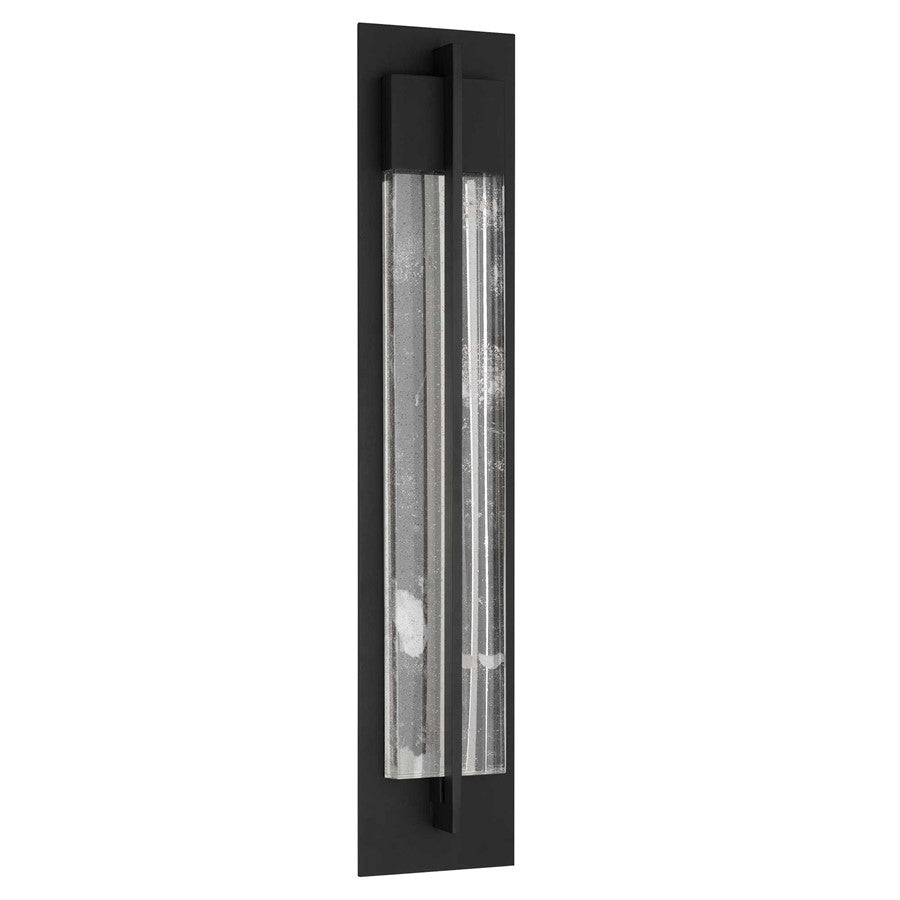Alteck Rivera 32" LED Outdoor Wall Sconce, Sand Black