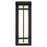 Alteck Frank 18" LED Outdoor Wall Sconce, Sand Black