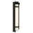 Alteck Frank 18" LED Outdoor Wall Sconce, Sand Black