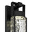 Alteck Winston 16.5" LED Outdoor Sconce, Black/Clear, Black