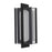 Alteck Avani 14.5" LED Outdoor Sconce, Black/Clear, Black