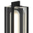 Alteck Avani 14.5" LED Outdoor Sconce, Black/Clear, Black