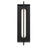 Alteck Avani 20" LED Outdoor Sconce, Black/Clear, Sand Black