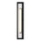 Alteck Avani 20" LED Outdoor Sconce, Black/Clear, Sand Black