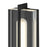 Alteck Avani 20" LED Outdoor Sconce, Black/Clear, Sand Black
