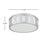 Alteck Opera11.25" LED Flush Mount, Brushed, Brushed Nickel - BFM0022-5CCT-BN