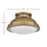 Alteck London 1-Lt 11" Flush Mount, Polished, Polished Brass - BFM0024-PB