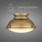 Alteck London 1-Lt 11" Flush Mount, Polished, Polished Brass