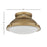 Alteck London 2-Lt 14" Flush Mount, Polished, Polished Brass - BFM0025-PB