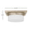 Alteck Grande 10" LED Flush Mount, Brushed, Brushed Nickel