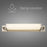Alteck Empire 28" LED Bathroom Vanity Light, Brushed Nickel