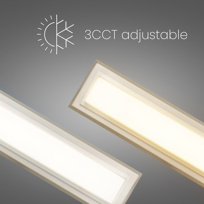 Alteck Roman 18" LED Bathroom Vanity Light, Brushed Nickel - BW0035-3CCT-BN