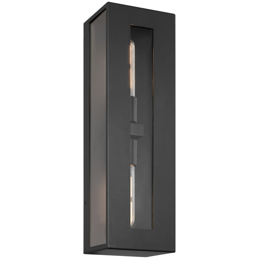 Access Lighting Chatham 2 Light Outdoor Wall Mount Black/Clear